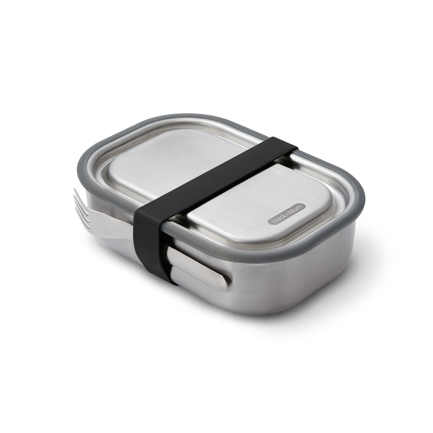 LUNCHBOX AUS EDELSTAHL, GROß - Lunch Box - Black-Blum DE