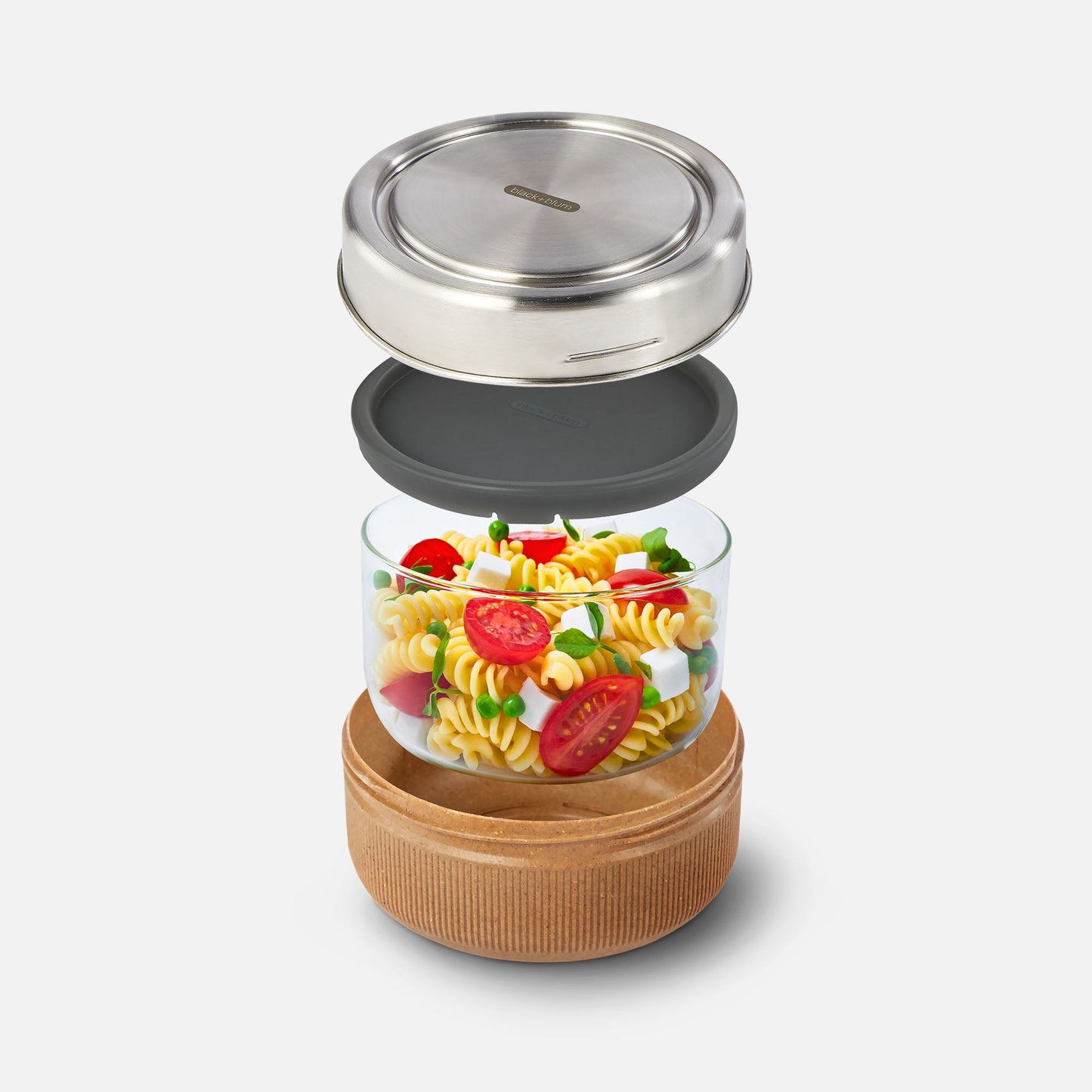 LUNCH-SCHÜSSEL AUS GLAS, GROß