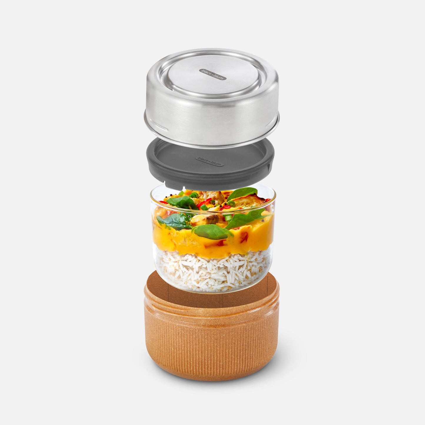 LUNCH-POT AUS GLAS, MITTEL