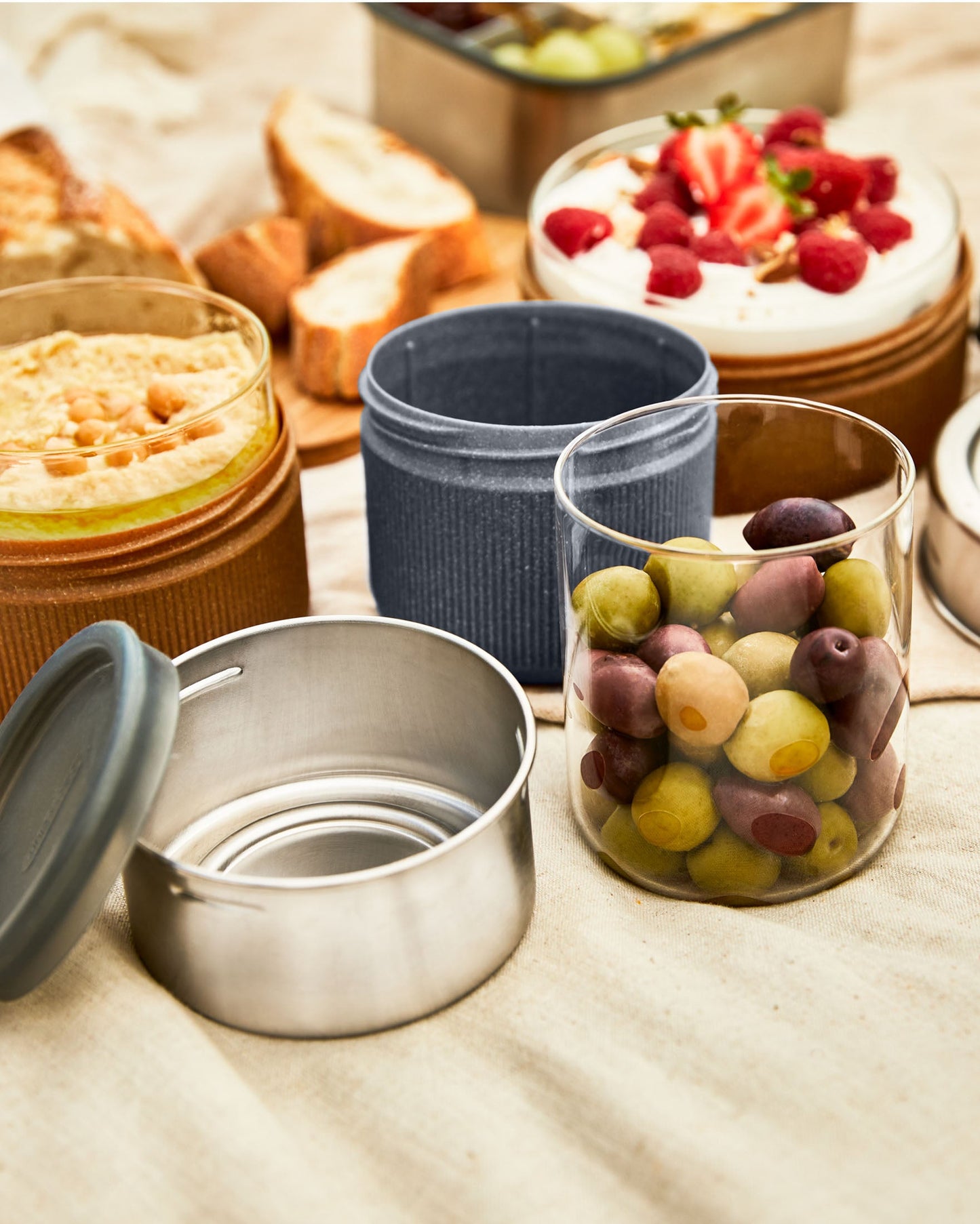 LUNCH-POT AUS GLAS, KLEIN
