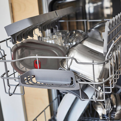 Meal Prep Lunchbox aus Edelstahl, rechteckig, 900 ML