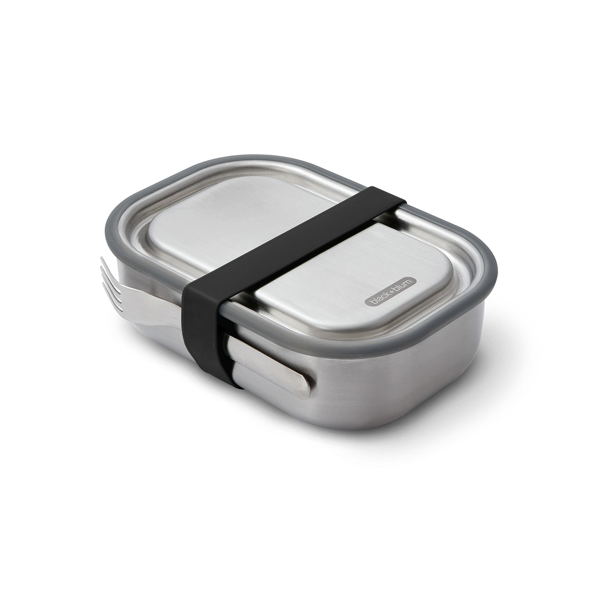 LUNCHBOX AUS EDELSTAHL, GROß - Lunch Box - Black-Blum DE
