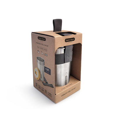 Becher Set aus Edelstahl, 500ml