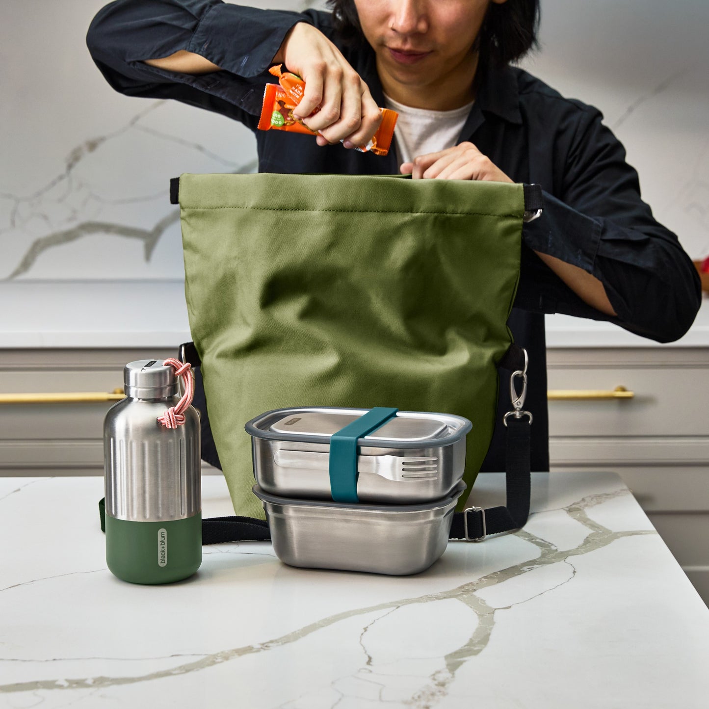 BLACK+BLUM | Lunchbag, isoliert, LUNCH, 10 L