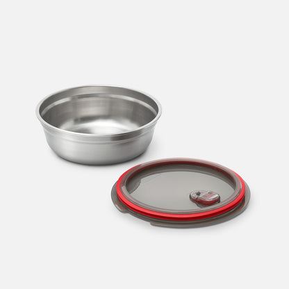 Multifunktionsbox aus Edelstahl, rund, 950 ML