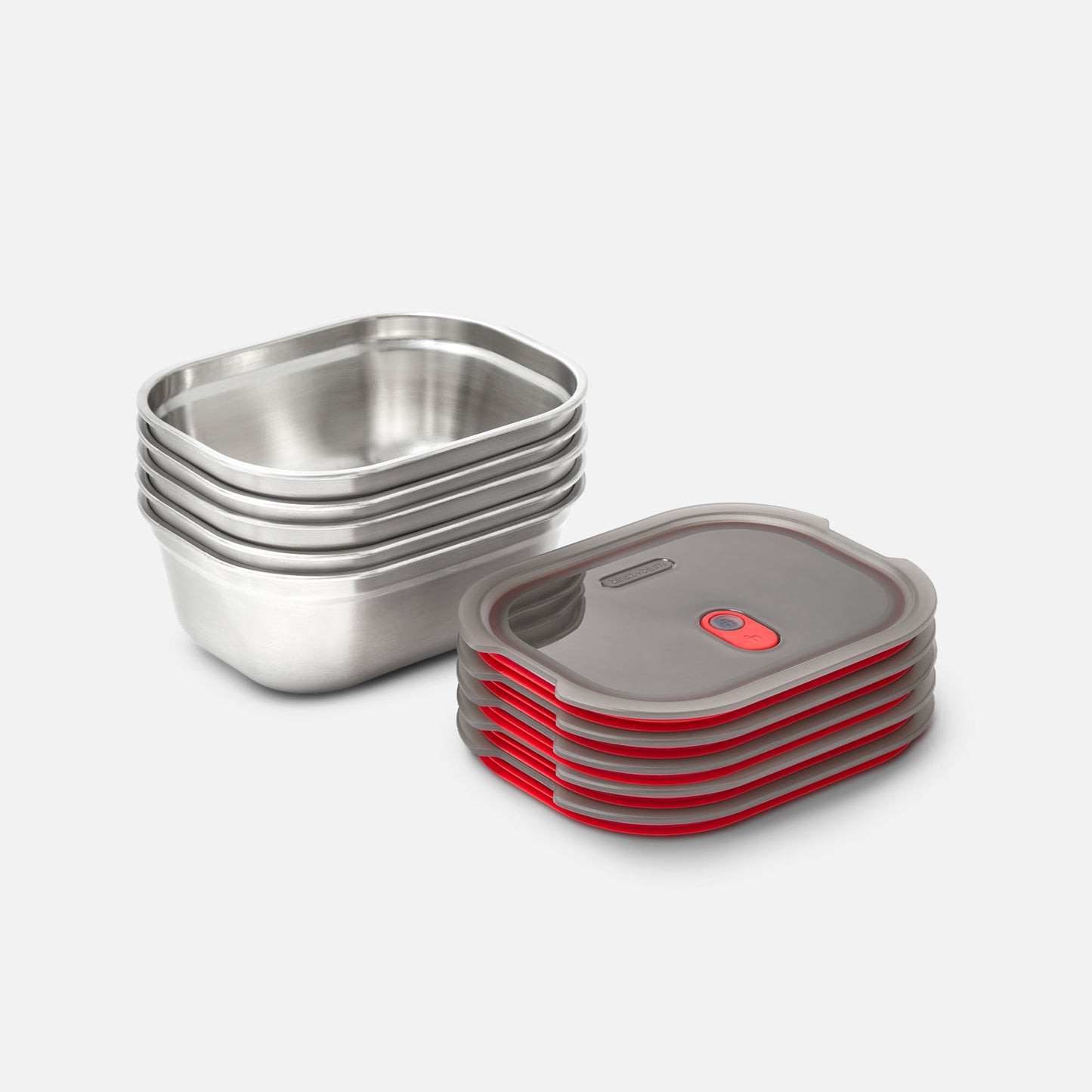 Multifunktionsbox aus Edelstahl, rechteckig, 1200 ML - Lunchboxen - Black-Blum DE