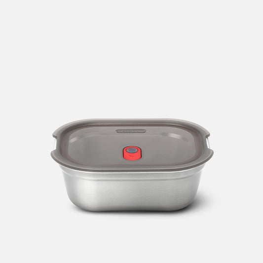 Meal Prep Lunchbox aus Edelstahl, rechteckig, 1200 ML