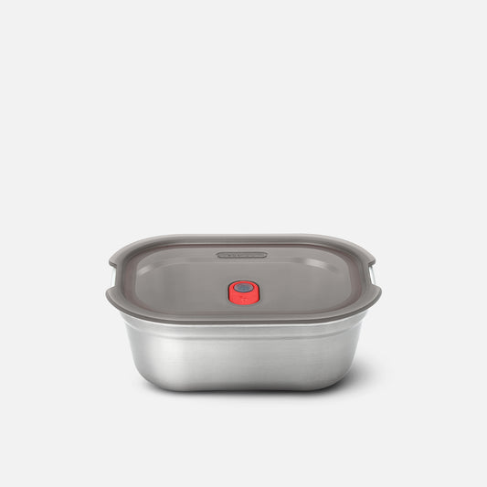 Meal Prep Lunchbox aus Edelstahl, rechteckig, 900 ML