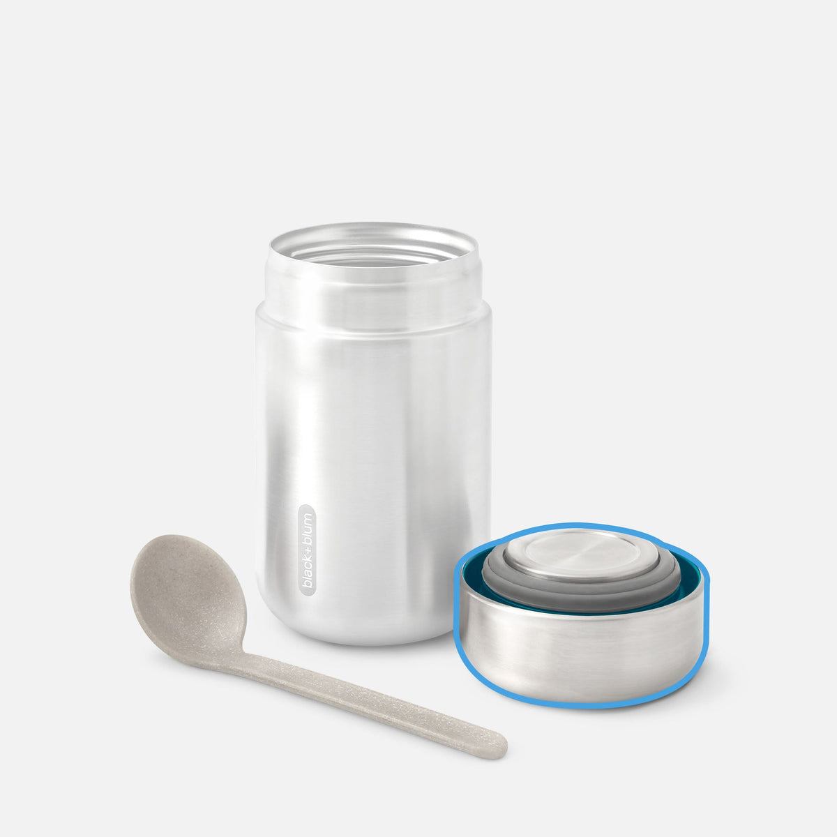 Replacement FOOD FLASK (NEW MODEL) - LID (WITH SEAL) - Replacement Part - Black-Blum DE